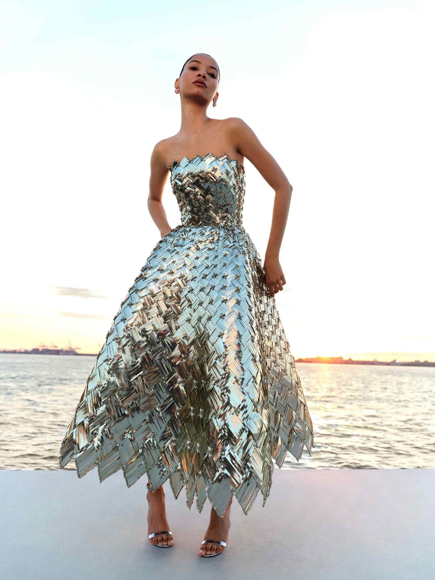 sachin and babi light blue dress Best 21 Cocktail Party Dresses for Women in 2024 – SunsetFashionLA main image 1