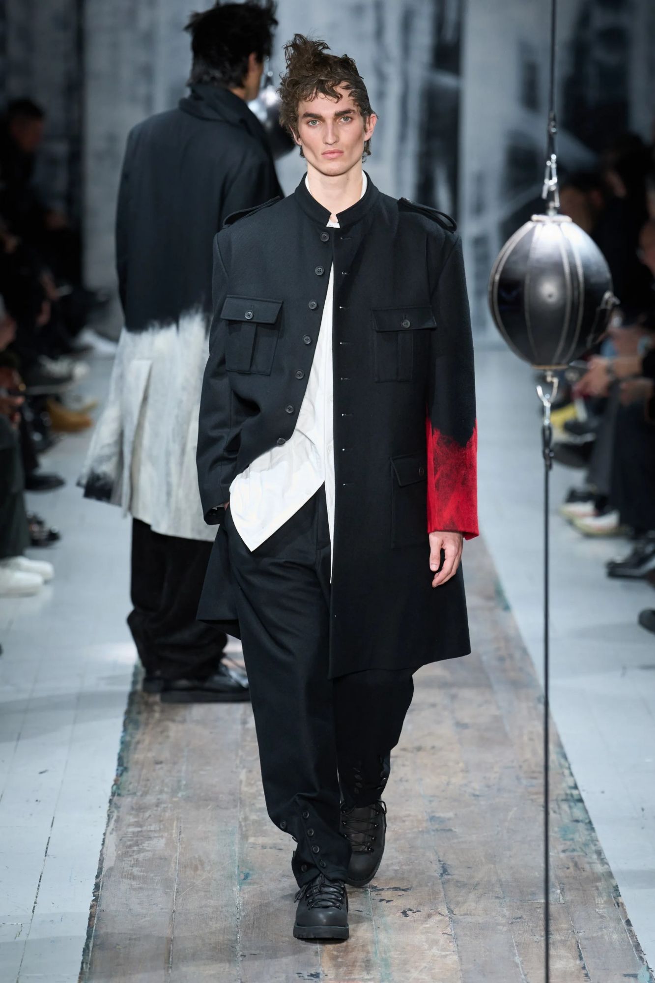 Yohji Yamamoto Men Fall/Winter 2026 at Paris Men's Fashion Week