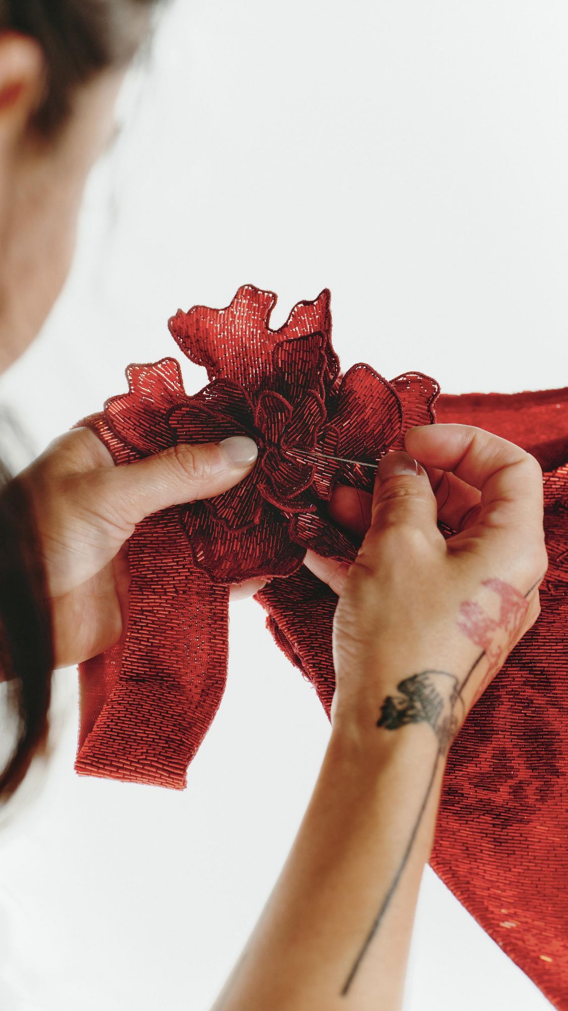 Deanna Stellato-Dudek Wears Custom Oscar de la Renta